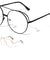 Rounded Metal Accent Aviators Clear Lens Wholesale Bulk Glasses