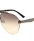 Rimless Solid One Piece Oceanic Color Aviators Bulk Sunglasses