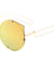 Rimless Cat Eye Color Mirror Fashion Wholesale Sunglasses