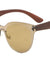 Rimless Solid One Piece Color Mirror Wholesale Bulk Sunglasses