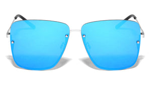 Rimless Butterfly Color Mirror Wholesale Bulk Sunglasses