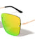 Rimless Butterfly Color Mirror Wholesale Bulk Sunglasses