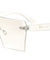 Squared Solid One Piece Clear Lens Wholesale Bulk Glasses