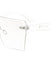 Squared Solid One Piece Clear Lens Wholesale Bulk Glasses