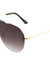 Rimless Solid One Piece Beaded Top Bar Color Mirror Lens Wholesale Sunglasses