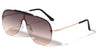 Rimless Solid One Piece Oceanic Color Lens Wholesale Sunglasses