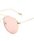 Rounded Color Lens Aviators Wholesale Bulk Sunglasses