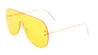 Rimless Solid One Piece Color Lens Wholesale Bulk Sunglasses