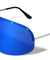 Polarized Rimless Solid One Piece Studded Color Mirror Lens Wholesale Sunglasses