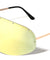 Polarized Rimless Solid One Piece Studded Color Mirror Lens Wholesale Sunglasses