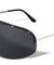 Polarized Rimless Solid One Piece Studded Color Mirror Lens Wholesale Sunglasses