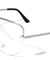 Clear Lens Rimeless Solid One Piece Lens Wholesale Bulk Glasses