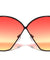 Twist Temple Oceanic Color Angled Round Bulk Sunglasses