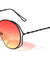 Twist Temple Oceanic Color Angled Round Bulk Sunglasses