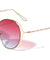 Twist Temple Oceanic Color Angled Round Bulk Sunglasses
