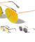 Large Rounded Color Mirror Aviators Wholesale Bulk Sunglasses