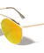 Large Rounded Color Mirror Aviators Wholesale Bulk Sunglasses