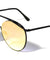 Large Rounded Color Mirror Aviators Wholesale Bulk Sunglasses