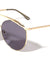 Large Rounded Color Mirror Aviators Wholesale Bulk Sunglasses