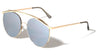 Large Rounded Color Mirror Aviators Wholesale Bulk Sunglasses