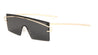 Rimless Solid One Piece Color Mirror Wholesale Bulk Sunglasses