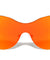 Modern Relief One Piece Color Mirror Lens Bulk Sunglasses