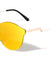 Modern Relief One Piece Color Mirror Lens Bulk Sunglasses