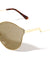 Modern Relief One Piece Color Mirror Lens Bulk Sunglasses