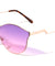 Modern Relief One Piece Oceanic Color Lens Bulk Sunglasses