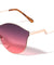 Modern Relief One Piece Oceanic Color Lens Bulk Sunglasses