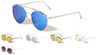 Aviators Color Mirror Fancy Top Brow Bar Lens Sunglasses Wholesale