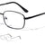 Clear Lens Wide Rounded Rectangle Wholesale Eyewear