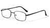 Clear Lens Wide Rounded Rectangle Wholesale Eyewear