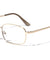 Clear Lens Wide Rounded Rectangle Wholesale Eyewear