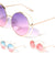 Round Ring Oceanic Color Sunglasses Wholesale