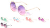 Round Ring Oceanic Color Sunglasses Wholesale