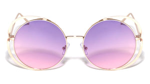 Round Ring Oceanic Color Sunglasses Wholesale