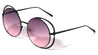 Round Ring Oceanic Color Sunglasses Wholesale