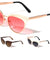 Ribbed Design Cat Eye Fashion Wholesale Sunglasses