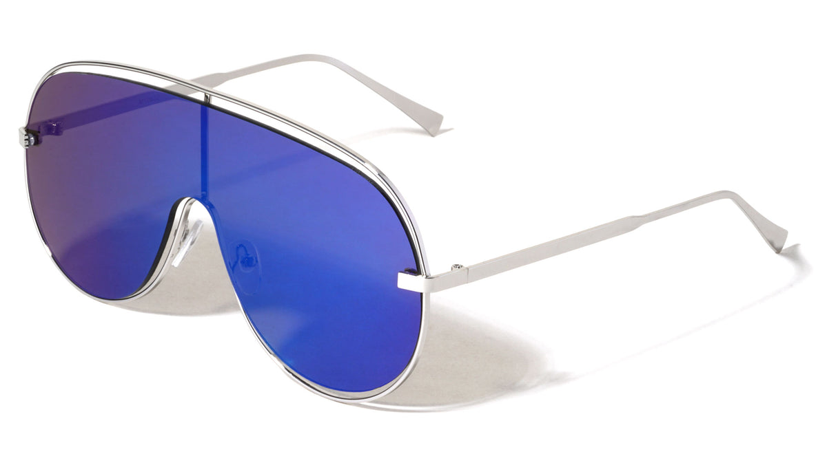 One Piece Shield Lens Wholesale Sunglasses