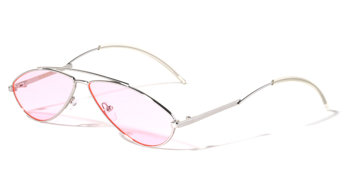 Tiny Thin Fashion Color Lens Sunglasses Wholesale