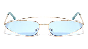 Thin Cat Eye Color Lens Bulk Sunglasses Wholesale