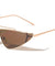 Small Flat Top Aviator Cat Eye Fashion Sunglasses Wholesale