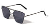 Cat Eye Angled Double Top Brow Bar Aviators Sunglasses Wholesale