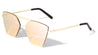 Cat Eye Angled Double Top Brow Bar Aviators Sunglasses Wholesale