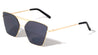 Cat Eye Angled Double Top Brow Bar Aviators Sunglasses Wholesale