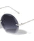 Round Geometric Rimless Metal Sunglasses Wholesale