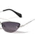 Small Metal Aviator Cat Eye Rimless Sunglasses Wholesale