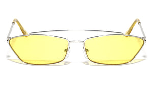 Small Thin Metal Cat Eye Fashion Sunglasses Wholesale