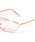 Small Thin Metal Cat Eye Fashion Sunglasses Wholesale